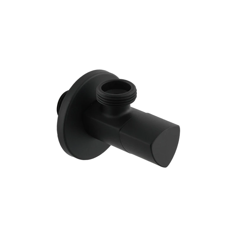 Кран приборный угловой Raftec Relo Black 1/2