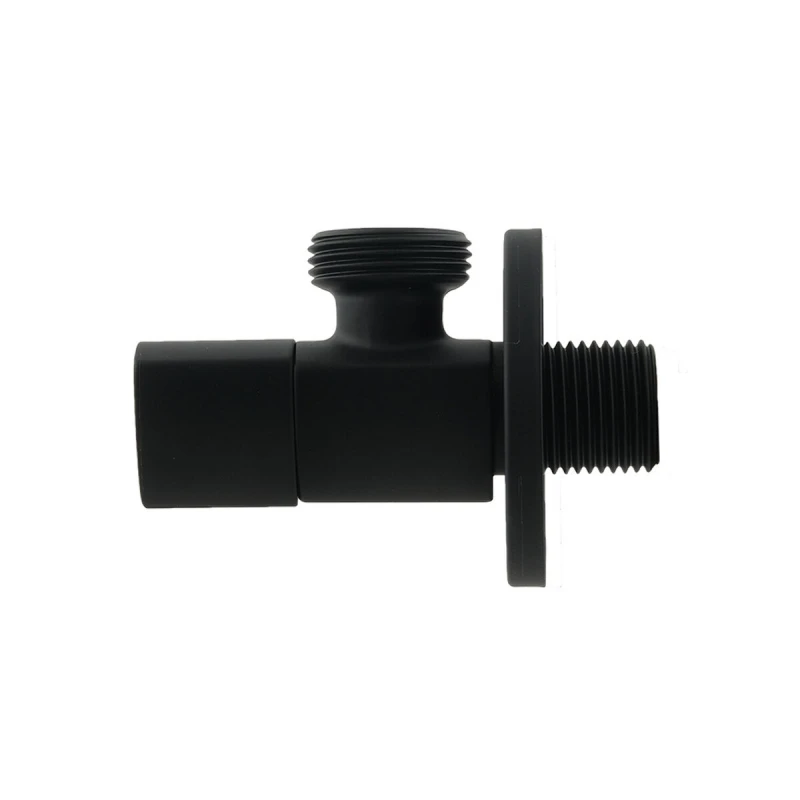 Кран приборный угловой Raftec Relo Black 1/2