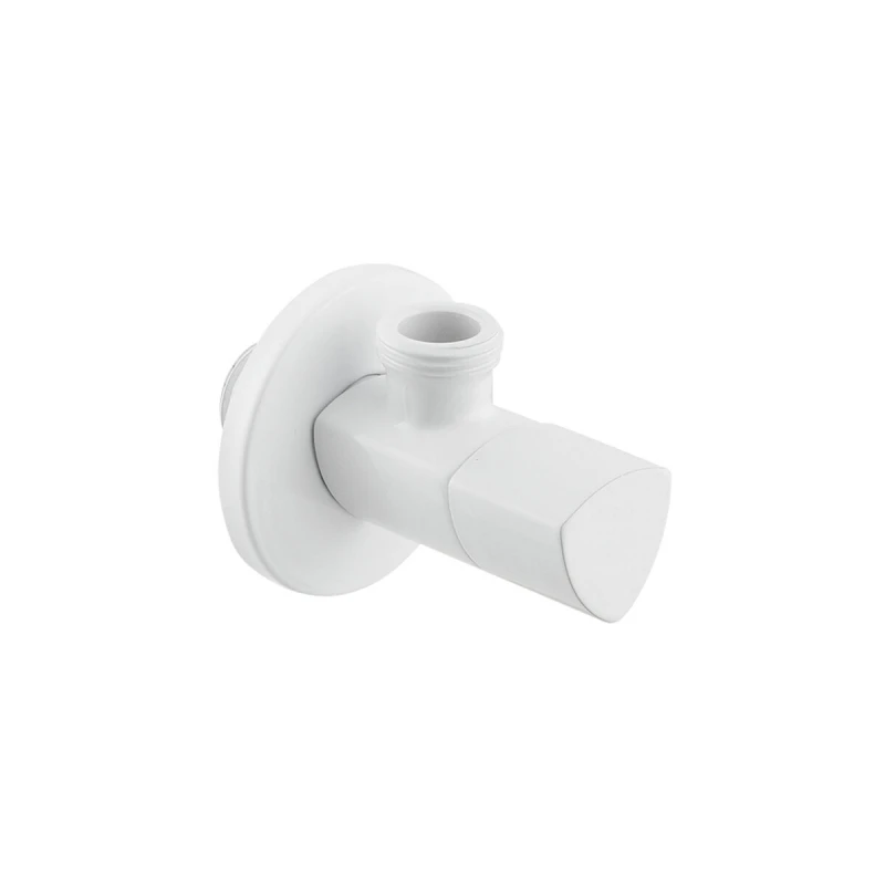 Кран приборный угловой Raftec Relo White 1/2