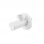 Кран приборный угловой Raftec Relo White 1/2