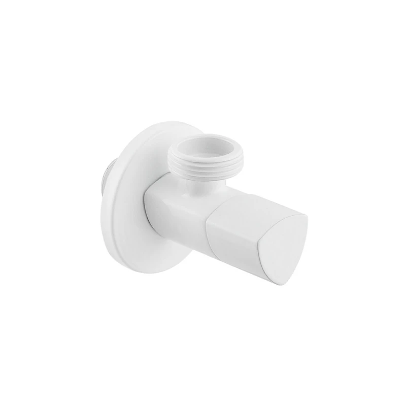 Кран приборный угловой Raftec Relo White 1/2