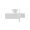 Кран приборный угловой Raftec Relo White 1/2