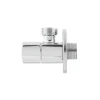 Кран приборный угловой Raftec Relo Silver mini 1/2