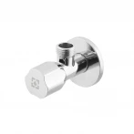 Кран приборный угловой Raftec Silver ABS handle 1/2
