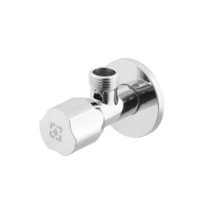Кран приборный угловой Raftec Silver ABS handle 1/2