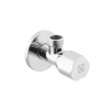 Кран приборный угловой Raftec Silver ABS handle 1/2