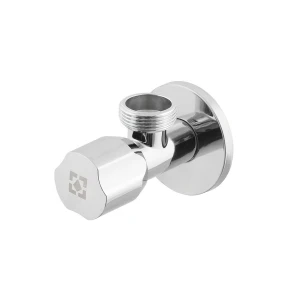 Кран приборный угловой Raftec Silver ABS handle mini 1/2