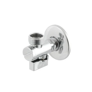 Кран приборный угловой с фильтром Raftec Silver 1/2