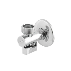 Кран приборный угловой с фильтром Raftec Silver 1/2