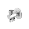 Кран приборный угловой с фильтром Raftec Silver 1/2