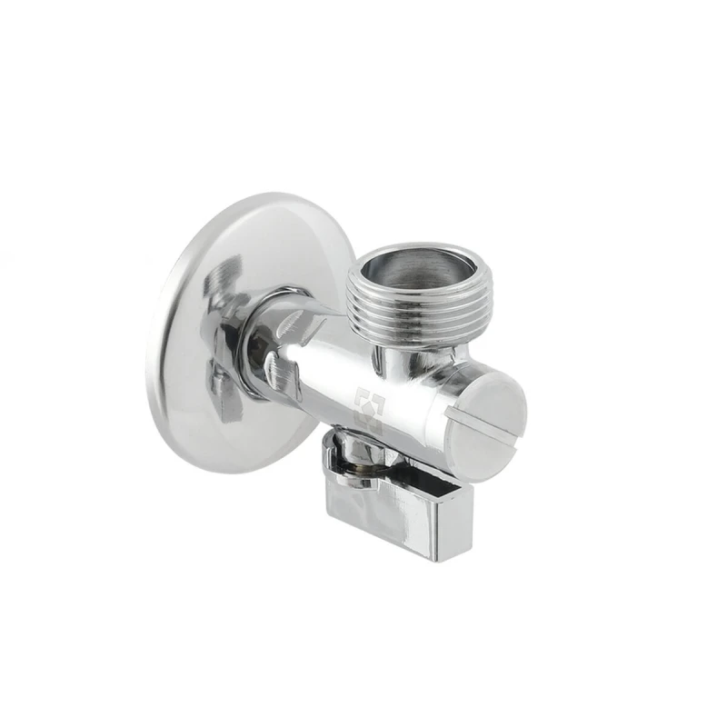 Кран приборный угловой с фильтром Raftec Silver 1/2