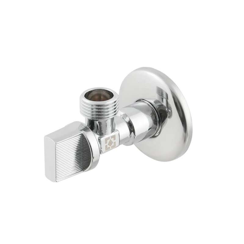 Кран приборный угловой Raftec Relo Silver 1/2