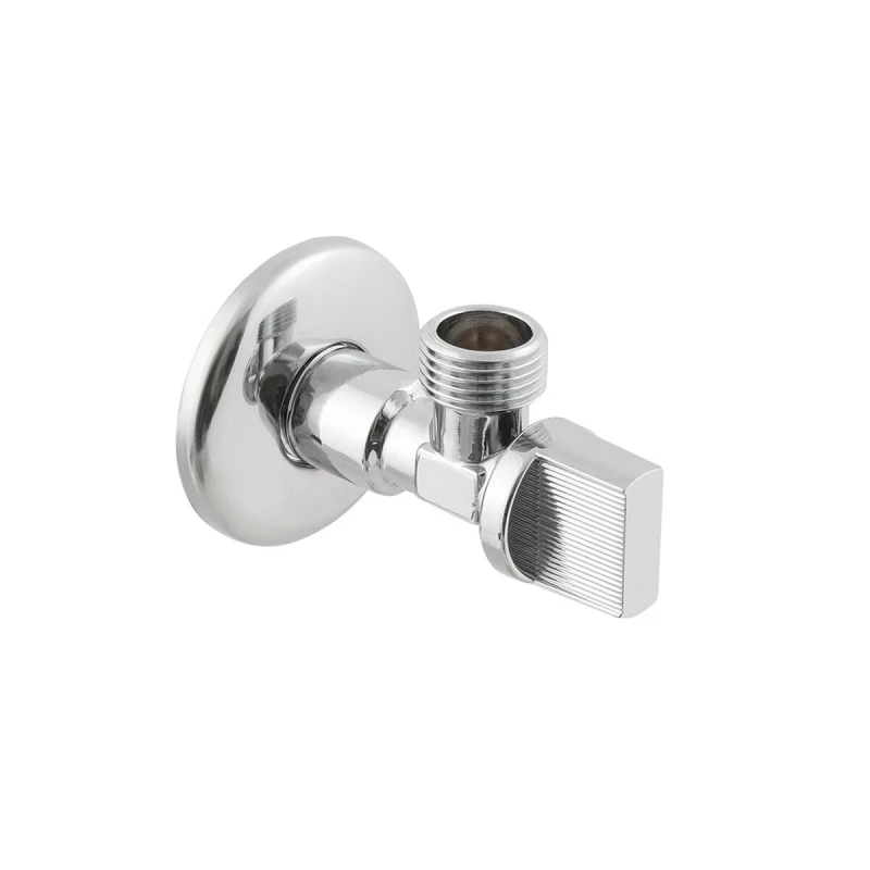 Кран приборный угловой Raftec Relo Silver 1/2