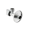 Кран приборный угловой Raftec Relo Silver 1/2