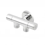 Кран приборный с керамическим зап.эл. Raftec Silver 1/2