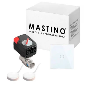 Комплект Mastino S2+кран 3/4" 1шт+датчик WS2 2 шт+подрозетник