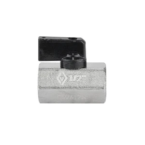 Кран кульовий міні Bugatti PN16 ВВ 1/2" арт.800 прапорець