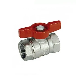 Кран шаровой Giacomini DN25 (1’’) ВВ R251X005 бабочка