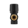 Комплект для підключення радіатора кутовий Raftec BLACK 1/2" DKU11-B