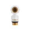 Комплект для підключення радіатора кутовий Raftec WHITE 1/2" DKU11-W