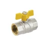 Кран кульовий Raftec YELLOW DN20 (3/4’’) ВВ метелик GRB2