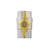 Кран кульовий Raftec YELLOW DN20 (3/4’’) ВВ метелик GRB2