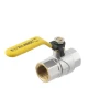 Кран кульовий Raftec YELLOW PN40 ВВ 1/2" ручка GRH1