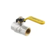 Кран кульовий Raftec YELLOW PN40 ВВ 1/2" ручка GRH1