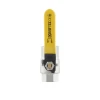 Кран кульовий Raftec YELLOW PN40 ВВ 1/2" ручка GRH1