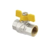 Кран кульовий Raftec YELLOW PN40 ВВ 1/2" метелик GRB1