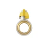 Кран кульовий Raftec YELLOW DN20 (3/4’’) ЗВ метелик GRB21