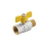 Кран кульовий Raftec YELLOW PN40 ЗВ 1/2" метелик GRB11