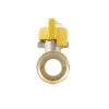 Кран кульовий ЭКО PN40 ЗВ 1/2" EKB-11-Y метелик