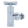 Кран вентильный угловой Raftec PN10 ЗВ 1/2"x3/4" RV-3034