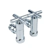 Кран вентильный угловой Raftec PN10 ЗВ 1/2"x3/4" RV-3034