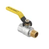 Кран кульовий Raftec YELLOW PN40 ЗВ 1/2" ручка GRH11