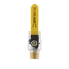 Кран кульовий Raftec YELLOW PN40 ЗВ 1/2" ручка GRH11