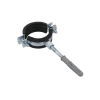Хомут трубний Raftec ((гайка (М8+10)+шуруп) 1 1/4" (40-46) RHO-4046