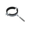 Хомут трубний Raftec (гайка (М8+10)+шуруп) 2 1/2" (74-80) RHO-7480