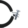 Хомут трубний Raftec (гайка (М8+10)+шуруп) 6" (159-163) RHO-159163