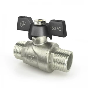 Кран шаровой Raftec BLACK DN15 ЗЗ 1/2’’ бабочка DRB1111