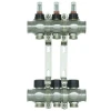 Колектор з витратомірами Raftec STEEL 1"х3
