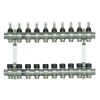 Колектор з витратомірами Raftec STEEL 1"х10 RC03-10