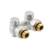 Вузол Raftec нижнього підключення радіатора кутовий 1/2"х3/4" HRKA11