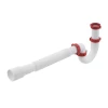 Сифон для мийки Polmark 1 1/2"x40 без випуску/з гофротрубой 40x40/50 PM 40 SF 20 01