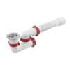 Сифон для душевого поддона Polmark 1 1/2" с ревизией и гофротрубой 40x40/50