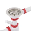 Сифон для мойки Polmark 3 1/2"x40 с резьбовым выпуском/с гофротрубой 40x40/50 PM 40 SF 20 07