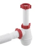 Сифон для умивальника Polmark 1 1/4"x40 без випуску з гофротрубою 40x40/50 PM 40 SF 10 01