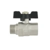 Кран кульовий Raftec BLACK PN40 ЗВ 1/2" метелик DRB11