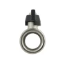 Кран кульовий Raftec BLACK PN40 ЗВ 1/2" метелик DRB11